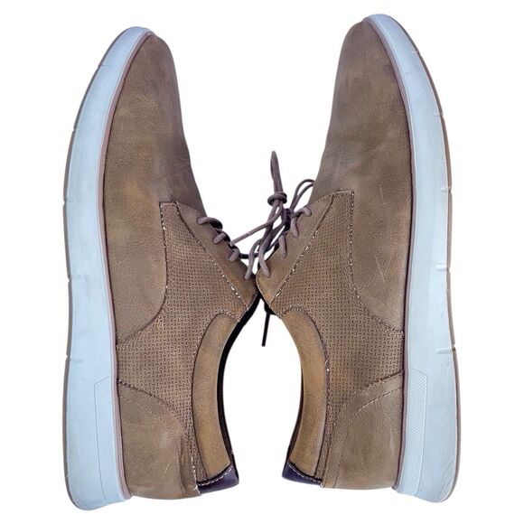 Nordstrom Rack Mens Braxton Ortholite Lace-Up Comfort Sneakers Tan Size 12M - Picture 8 of 11